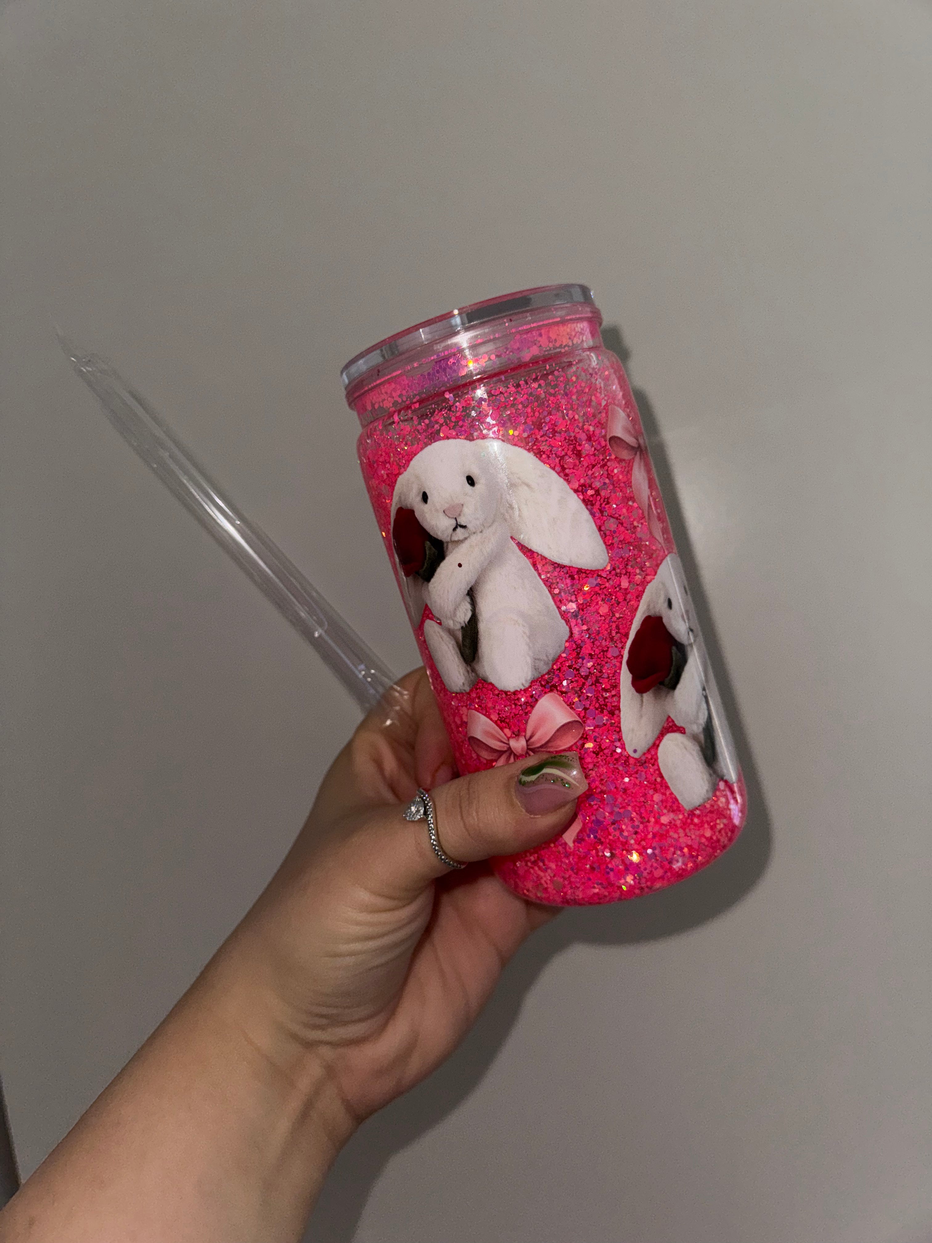 Bunny Snow-globe cup