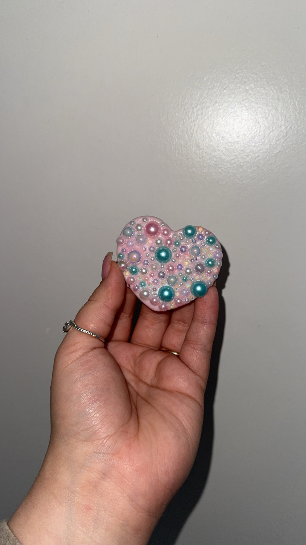 Rhinestoned mirror